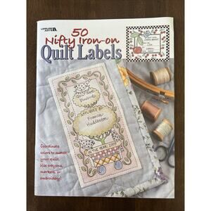 Leisure Arts 50 Nifty Iron On Quilt Labels Book 3466